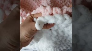 Единорог из alize puffy Соединяем детали