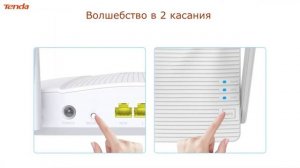 Tenda А21- двухдиапазонный Wi-Fi повторитель АС2100