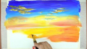 Как легко рисовать｜Речной пейзаж Учебник по акриловой живописи