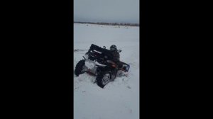 Квадроциклы Русская механика по снегу