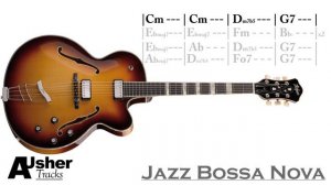 Jazz Bossa Nova C minor Guitar Jam Track
