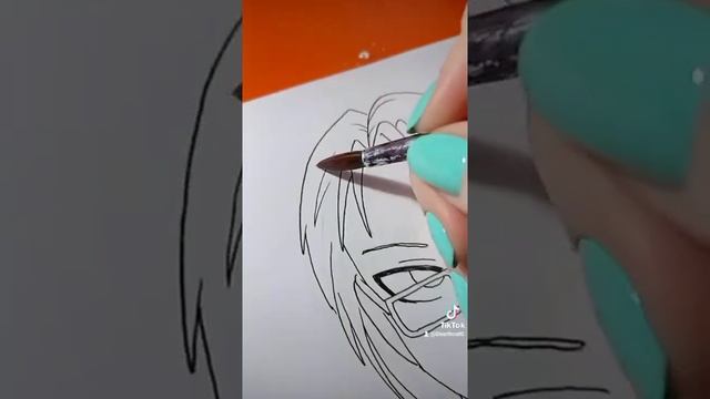 Аниме парень акварелью смотреть онлайн