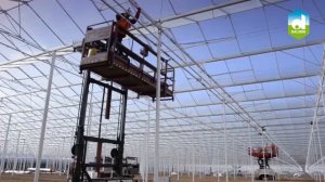 Строительство голландской теплицы в 3 х минутном ролике