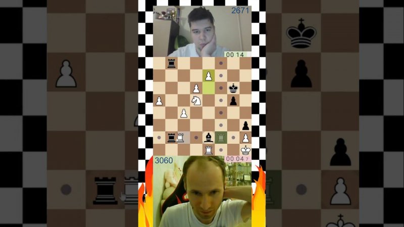 CЮДА, CЮЮЮДА! // GM СЕРГЕЙ ЖИГАЛКО vs IM САВЕЛИЙ ГОЛУБОВ  #chess #lichess #шахматы #shorts