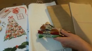 42. Вышивальный адвент. Часть 1. Рукодельная неделя. Вышивка крестом.