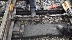 Технология разметки остряка перед шлифовкой выкрашиваний