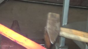 Ковка дамаска в газовом горне