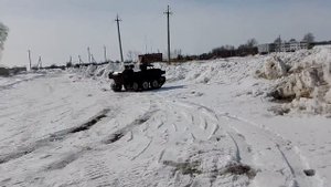 гусеничный вездеход испытания 1