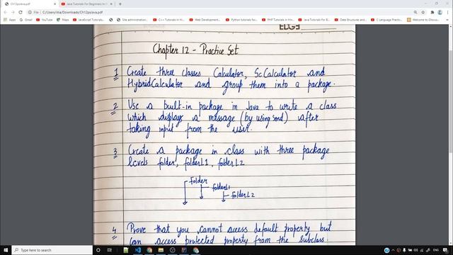 Practice Set on Java Package & Access Modifiers смотреть онлайн