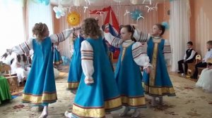Выпускной в детском саду. Русский танец.