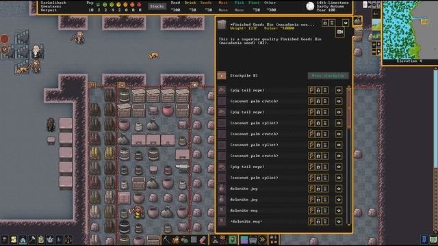 Осень и первый караван - Dwarf Fortress #003 Steam V50