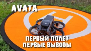 Первый полет AVATA. Первые выводы.