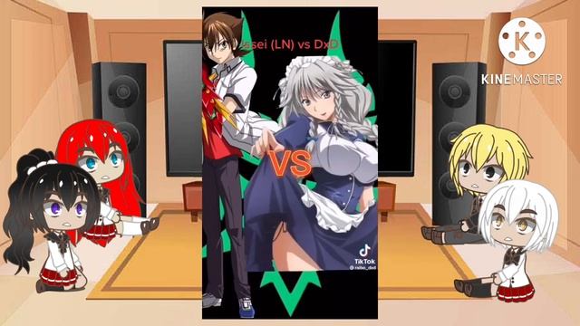 Past high school dxd react to issei