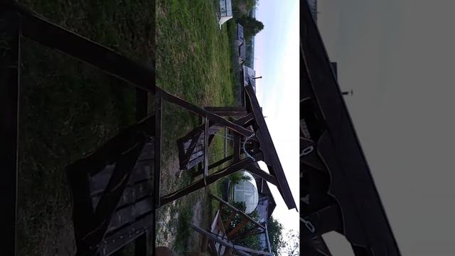 Деревянная качеля своими руками