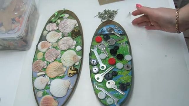 Ключница из бросового материала! Подарок своими руками. смотреть онлайн