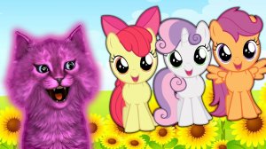 МАЛЕНЬКАЯ ПОНИ ИГРА для ДЕТЕЙ говорящий КОТЕНОК АБИ играет ДЕТСКИЙ ЛЕТСПЛЕЙ #48