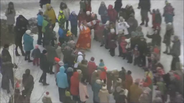 МАСЛЯНИЦА В г КРАСНОЗНАМЕНСКЕ НА ул. СВЯЗИСТОВ