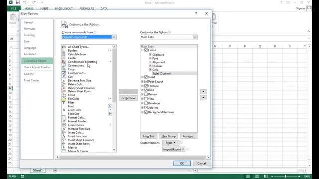 Customize Ribbon in Excel in HINDI - Lesson 20 смотреть онлайн