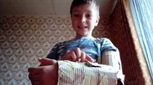 Первая версия костюма железного человека из картона #demidpley