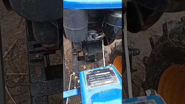 Работа двигателя R190 10 л. с. дизельного мотоблока Зубр (Zubr) JR-Q79 смотреть онлайн