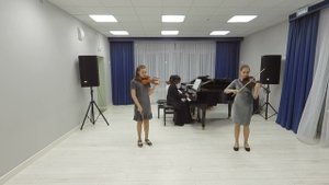 А. Вивальди Концерт ля минор для 2-х скрипок с оркестром в переложении для 2-х скрипок и фортепиано