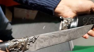 Нож за 240000 ручная работа 2,5 мес. труда кузница Данилова