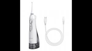 Oral Irrigator USB Rechargeable Water Flosser Portable Dental Water Jet 300ML Water Tank Waterproof
