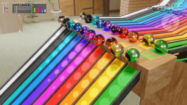 Mega Marble Race  #marblerace #marbles #marblerun #blender #animation #60fps #physics