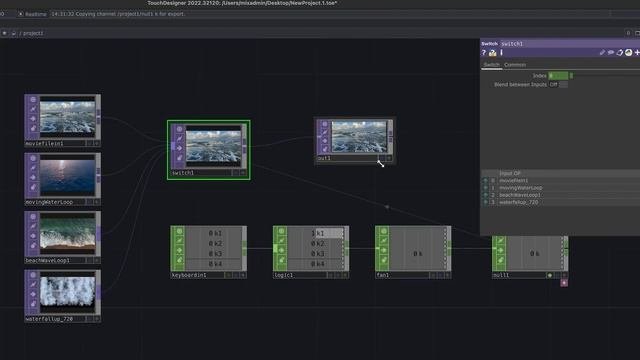 Touch Designer Basic Video Player
