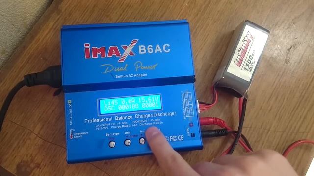 Первая правильная зарядка для lipo аккумулятора смотреть онлайн