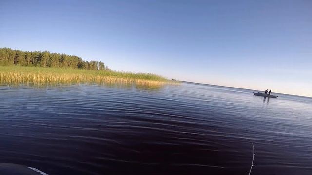 Вечерняя рыбалка в Карелии - как клёв? Красота! смотреть онлайн