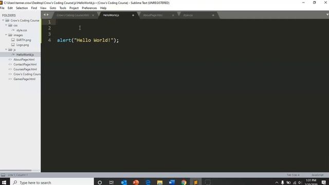 Web Development Tutorial for Beginners #12 - Getting Started with JavaScript!