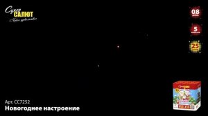 Батарея салютов Новогоднее настроение (25/0,8) СС7252
