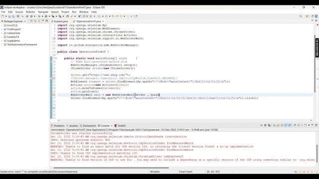 Explicit waits in Selenium WebDriver | Selenium WebDriver | Lecture 51