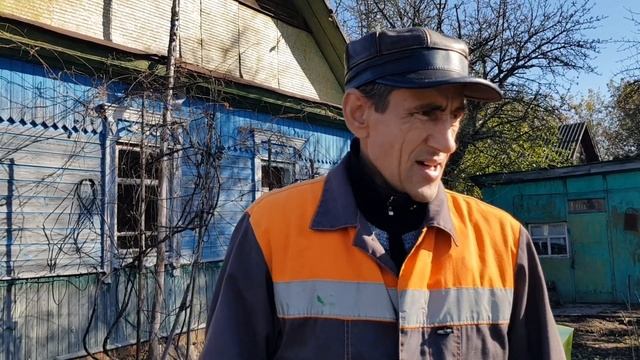 Осеннья пахота возле дома.Тут справится только мотоблок или конь.