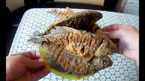 Караси во фритюре, почти по-Китайски, вкусный рецепт жаренных карасей без костей на 100% #2