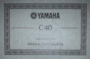 Гитара Yamaha С40 Bk - Очи черные.