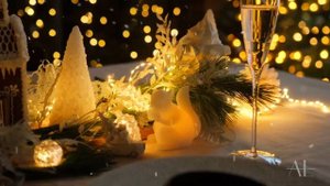 Сервировка новогоднего стола