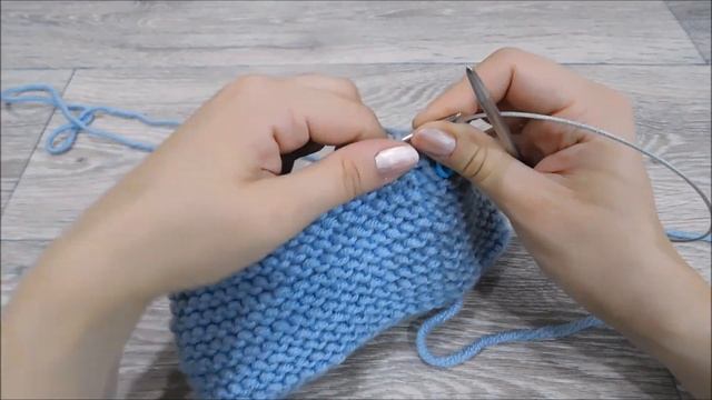 Женская шапка спицами. смотреть онлайн