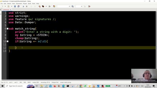 Perl Programming - REGEX Digit Matching Code Example 2023 смотреть онлайн