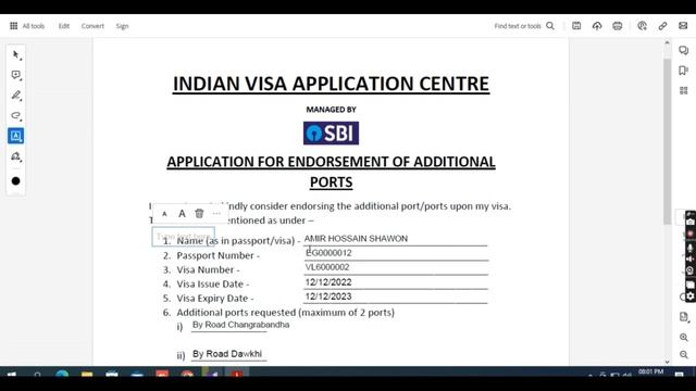 ভারতীয় ভিসায় পোর্ট যোগ করুন সহজেই | Indian Visa Extra Port Endorsement from Bangladesh ?? ?? смотреть онлайн