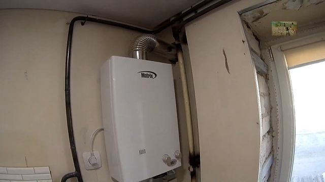 Монтаж газовой колонки с закрытой камерой сгорания. смотреть онлайн