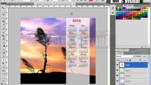 Class 67 | Photoshop Calendar   2010 | Graphic Design Bangla Tutorial | Design Learning Learning