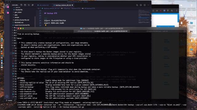 Docker Trusted Registry Backup and Restore with external certs. смотреть онлайн