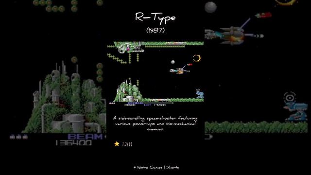 R-Type (Video Game 1987) | Retro Games #shorts