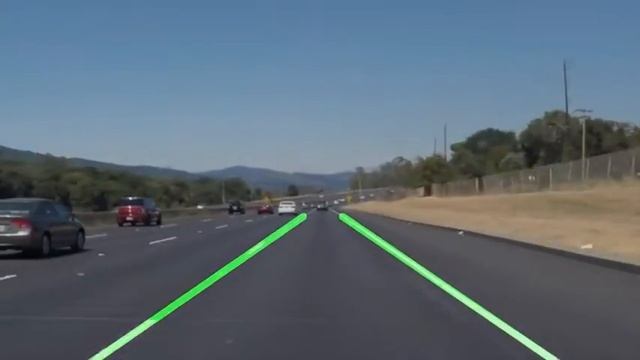 Detecting lane lines using OpenCV