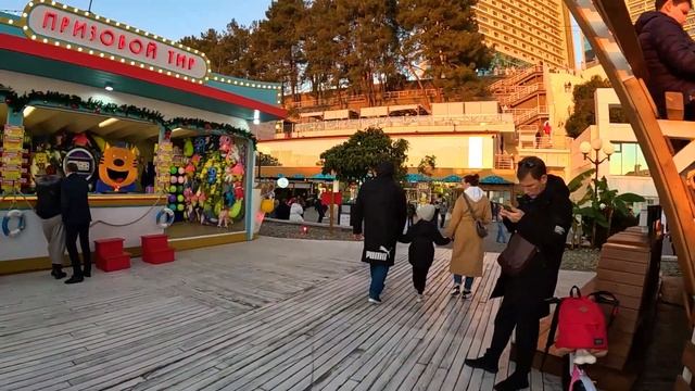 Прогулка по Набережной Сочи / Walk along the Sochi Embankment / Морт Порт Сочи / Mort Port of Sochi