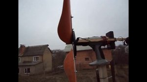 Ветрогенератор своими руками из шуруповерта