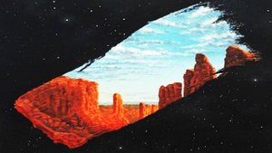 Художник  Дэвид Амбарцумян кладет на холст мазки времени