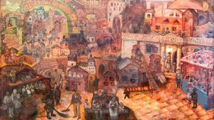 Е.Честняков Город всеобщего благоденствия